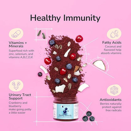kin+kind Superfood Supplement Set for Dogs &amp; Cats - Boost Immunity, Promotes Healthy Skin &amp; Coat, Hip &amp; Joint, Healthy Digestion - Made in USA - Superset (4 x 8 oz)