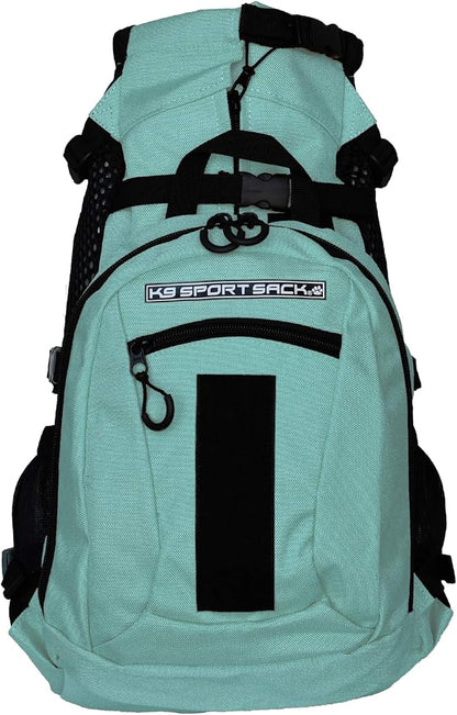 K9 Sport Sack Plus 2 - Small, Summer Mint - Ideal for Dogs 13-16” Long - Adjustable, Backpack-Style Carrier with Multi-Functional Storage Pack, Thick Shoulder Straps &amp; Padded Back Panel