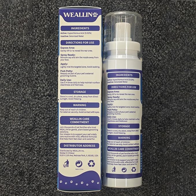 Anal Gland Spray for Dogs Cats - Fast Anal Gland Relief Stops Scooting &amp; Itching Odor Elimination Anti Itch Dog Spray Pain Relieving Safe for All Animals - 4.06 FL OZ