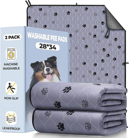 Fostanfly Washable Pee Pads for Dogs, 2 Pack 28&