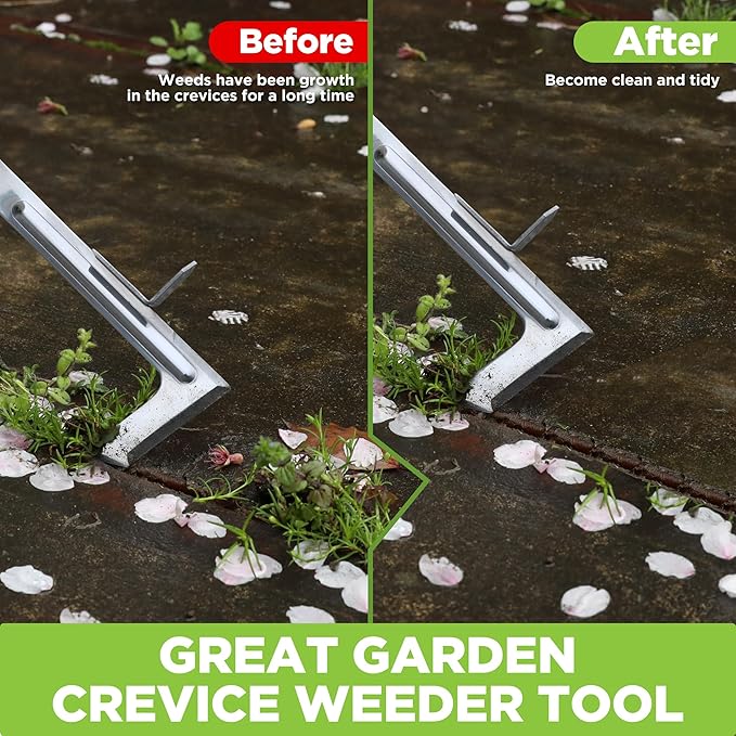 WORKPRO Garden Tool Set, 3 Pcs Gardening Hand Tools with Wood Handle, Weed Puller, Crack Weeder, Hand Trowel, for Planting, Digging, Weeding, Ideal Gardening for Women &amp; Men