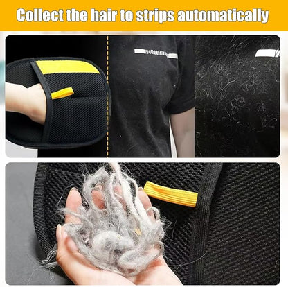 Pet Hair Removal Glove-2 Pack Reusable Electrostatic Pet Hair Remover Glove, Pet Hair Removal Tool for Cats &amp; Dogs - Suitable for Couch, Clothing, Carpet, Furniture, Car Seats