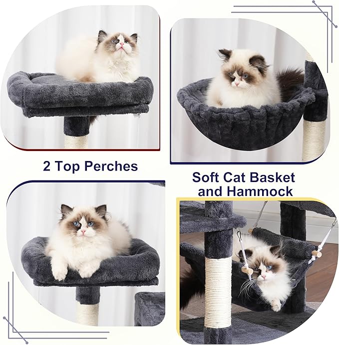 Cat Tree for Indoor Cats, 71&