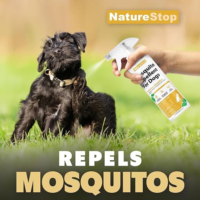 Mosquito Repellent Spray for Dogs, DEET-Free &amp; Pet-Safe Bug Spray for Outdoor Protection, 16 oz (475mL)