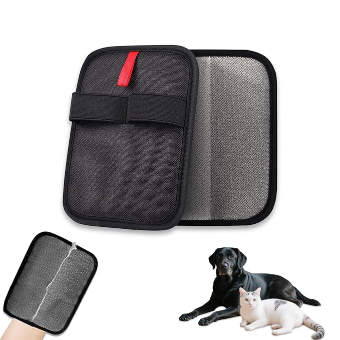 Pet Hair Remover,2 PCS Pet Hair Removal Glove,Electrostatic Gloves for Cats&amp;Dogs,New Upgrade Efficient Grooming Gloves for Pet Hair,Reusable Animal Fur Removal Tool for Couch,Furniture,Carpet,Curtain