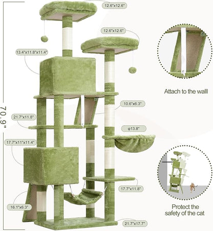 Cat Tree for Indoor Cats, 71&