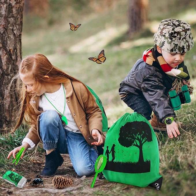 Kids Explorer Kit &amp; Bug Catcher Kit, Camping Gear for Kids, Outdoor Exploration Set with Backpack &amp; Binoculars, Ideal Outdoor Adventure Toys for Boys Girls 3-12