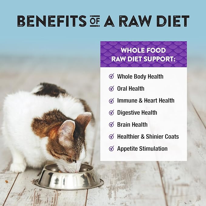 Northwest Naturals Freeze-Dried Whitefish Cat &amp; Kitten Food – Bite-Sized Nibbles, Healthy, Limited, Human-Grade Ingredients, All-Natural, High-Protein Raw Diet, Complete &amp; Balanced, 11 oz (Pack of 3)