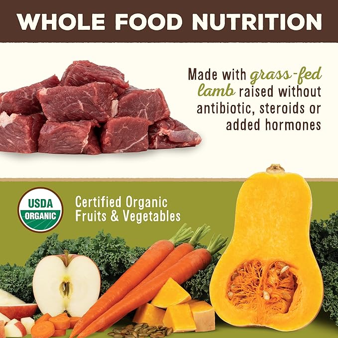 Primal Freeze Dried Raw Dog Food Nuggets, Lamb, Complete &amp; Balanced Meal, Also Use as Topper or Treat, Premium, Healthy, Grain Free, High Protein Raw Dog Food, 14 oz (Pack of 2)