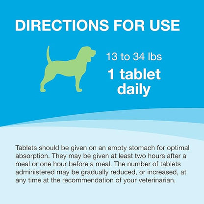 Nutramax Denosyl Liver and Brain Health Supplement for Medium Dogs - With S-Adenosylmethionine (SAMe), 30 Tablets