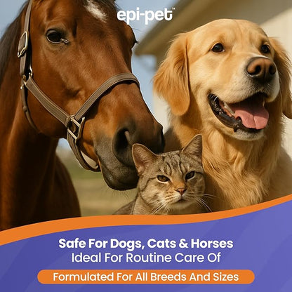 Dog &amp; Cat Ear Cleaner Solution with Aloe Vera &amp; Tea Tree Oil – Removes Itchy Ear Wax, Debris, Odor – Ears Wash, Drops &amp; Flush for Pets, Dog Ears Cleaning, Cat Cleaner (4 oz- Pack of 2)