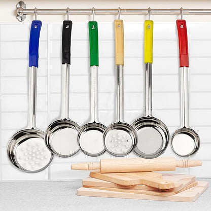 Darware Portion Control Serving Spoons (6-Piece Ladle Set); w 1/4 Cup, 1/2 Cup, 3/4 Cup &amp; 1 Cup (2, 4, 6, 8 oz) &amp; 1/2 &amp; 1 Cup Utensils/Spoodles