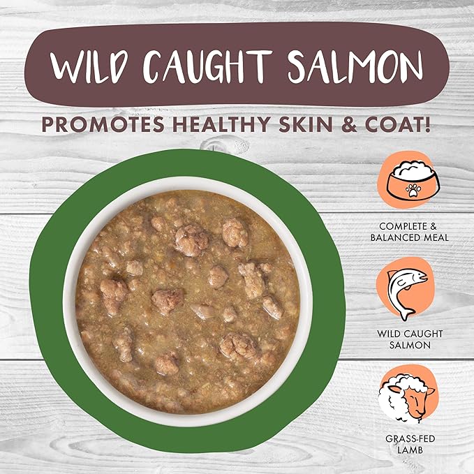 Weruva Classic Cat Stews!, Stewy Lewis with Lamb, Chicken &amp; Salmon in Gravy, 2.8oz Can (Pack of 12)