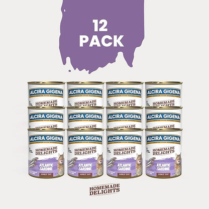 Wet Cat Food (Atlantic Sardine) - (Pack of 12)