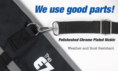 Southwestern Equine EZ Breezy Box Fan Holder, Horse Stall Classic Fan Bag, Stable Supplies, Horse Fan (2 Pack Black)