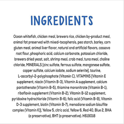 Purina Friskies Party Mix Cat Treats, Beachside Crunch, Made with Ocean Whitefish, Crunchy Cat Treats for Adult Cats, 20-Ounce Resealable Canister (Pack of 4)