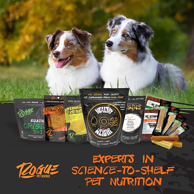 Origins 5-in-1 Dog Supplement - Powdered Food Topper w/Natural Omega 3 Fish Oil - Supports Healthy Digestion, Skin, and Coat - Helps Reduce Itching &amp; Joint Inflammation (2 lbs)