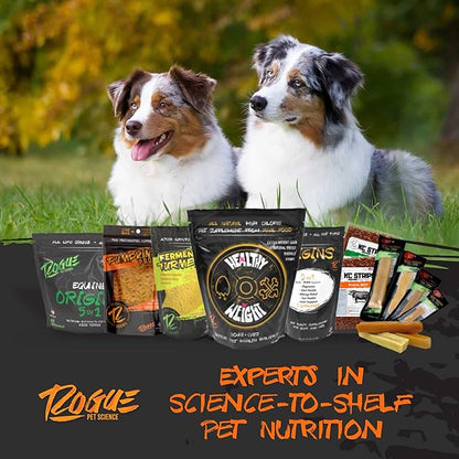Origins 5-in-1 Dog Supplement - Powdered Food Topper w/Natural Omega 3 Fish Oil - Supports Healthy Digestion, Skin, and Coat - Helps Reduce Itching &amp; Joint Inflammation (2 lbs)