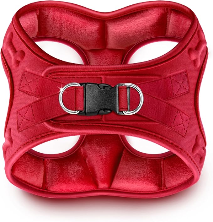 Comfort fit Step-in Dog &amp; Puppy Harness - Comfortable All Weather Dog Vest Harness: Adjustable, Soft Padded, Easy to Put-on for Small, Medium-Sized Dogs.