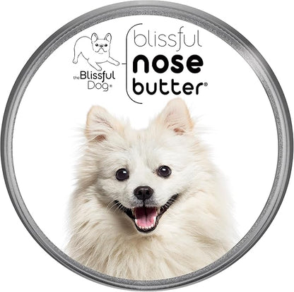 The Blissful Dog American Eskimo Nose Butter for Dry, Cracked Skin, Lick-Safe Dog Nose Balm with Moisturizing Shea Butter, Almond, Olive, and Essential Oils, Pet Supplies, Uncented, 1 oz.