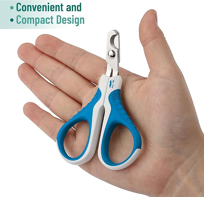 Mr. Pen Cat Nail Trimmer - Blue &amp; White, Cat &amp; Kitten Nail Clipper, Pet Claw Trimmer for Small Dogs