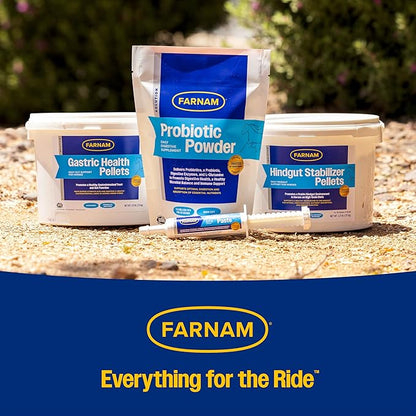 Farnam Hindgut Stabilizer Pellets, Daily Digestive &amp; Immune Supplement for Horses Helps Maintain a Balanced Microbiome for Optimal Digestion
