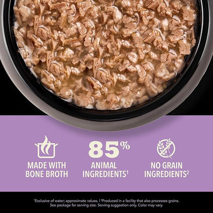 ACANA Chunks in Broth Wet Cat Food Chicken &amp; Salmon Recipe for Kittens 3oz Cans (12 Count)