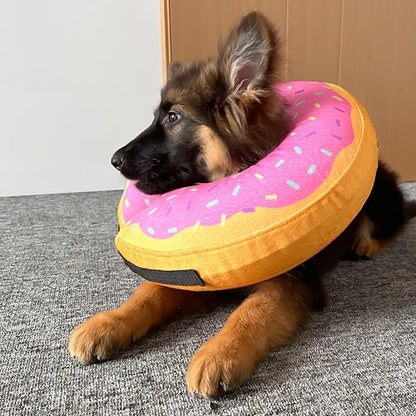 Katoggy Inflatable Dog Cone Collar for Dogs &amp; Cats - Soft, Adjustable Blow-up Donut E-Collar for Small, Medium &amp; Large Pets