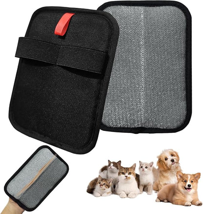 Reusable Electrostatic Pet Hair Remover Gloves – Double-Sided Grooming &amp; Deshedding Gloves for Cats &amp; Dogs, Pet Fur Removal for Furniture, Carpet, Couch &amp; Clothing-1 PCS