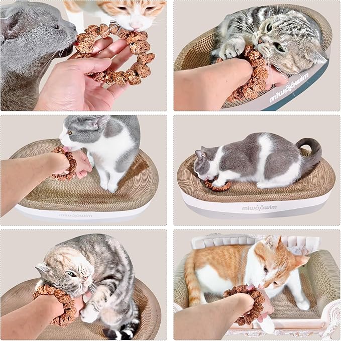 Natural Silvervine Gall Fruit Cat-Attracting Bracelet,Interactive Cat Toy for Indoor Cats,Cat Chew Toy with Gallfruit | Catnip &amp; Silvervine Alternative, Stress Relief &amp; Gift
