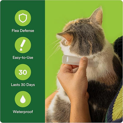 Plus Flea Prevention For Cats, Cat and Kitten Treatment &amp; Control, Small and Large, Fast Acting Waterproof Topical Drops, 4 Month Supply