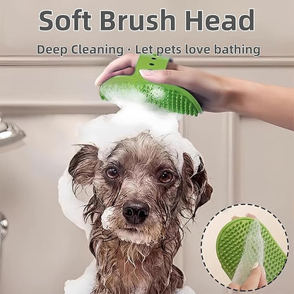 4-Pack Silicone Cat Brush Set, Pet Scratcher and Massager – Adjustable Pet Deshedding Brush, Bath Brush for Cats and Dogs, Suitable for Furniture Legs &amp; Corners (4PCS (2 Yellow + 2 Green))