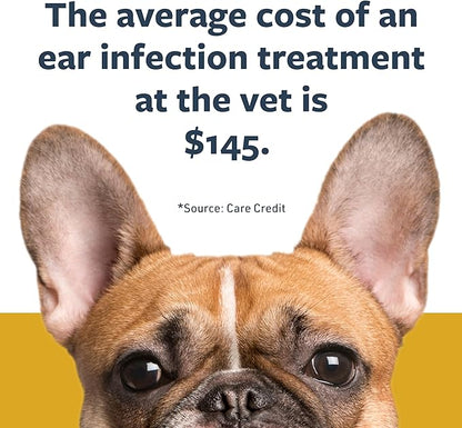 Veterinary Formula Clinical Care Ear Therapy, 4 oz. – Cat and Dog Ear Cleaner to Help Soothe Itchiness and Cleans The Ear Canal from Debris and Buildup That May Cause Infection