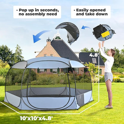 XXLarge Popup Portable Dog Houses, 10&