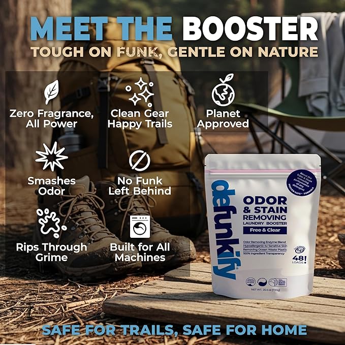 Odor &amp; Stain Removing Color Safe Enzyme Laundry Booster Detergent Additive. Natural, Sensitive Skin PROVENSAFE Washing Soda Powder, 48 Loads