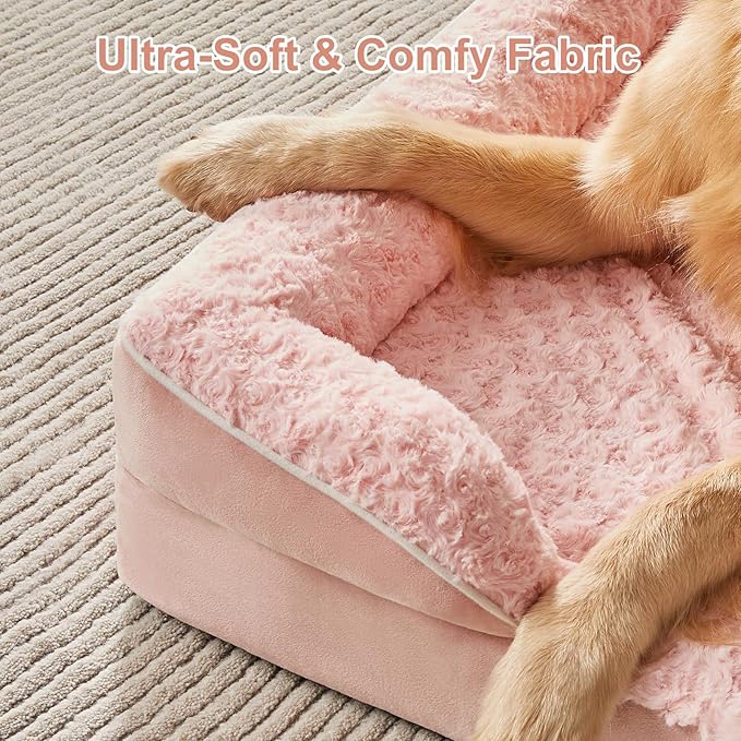 WNPETHOME Dog Beds for Large Sized Dogs, Washable Orthopedic Dog Couch Sofa Bed with Waterproof Lining &amp; Non-Skid Bottom for Pet Sleeping