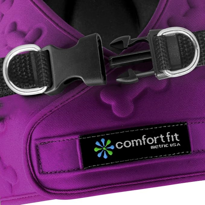 Comfort Fit Dog Harness No Pull No Escape Harness Adjustable Buckles Soft Padded Reflective Choke Step in Dog Vest with Easy Control Handle for Small Medium Large Dogs &amp; Puppies