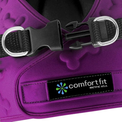 Comfort Fit Dog Harness No Pull No Escape Harness Adjustable Buckles Soft Padded Reflective Choke Step in Dog Vest with Easy Control Handle for Small Medium Large Dogs &amp; Puppies