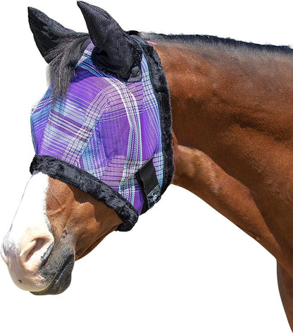 Kensington Signature Fly Mask w/Plush Fleece &amp; Ears w/Forelock Hole Size