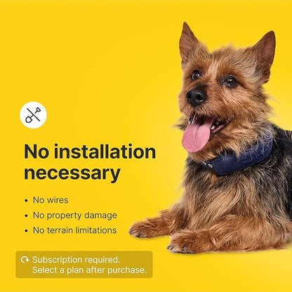 Halo Collar 4, All New GPS Wireless Dog Fence &amp; Dog Training Collar with GPS Tracker, Subscription Required, Waterproof, One Size, Sunburst
