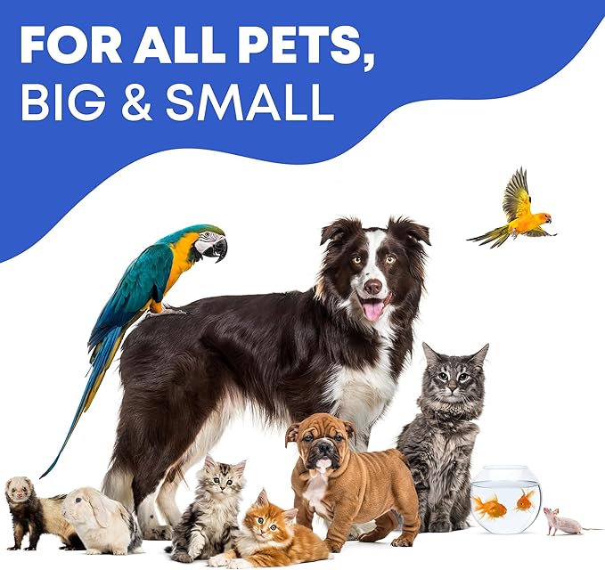 Ear Cleaner Drops &amp; Wash Solution for Cats and Dogs – Gentle Ear Hygiene, Wax Removal &amp; Odor Control for Pets