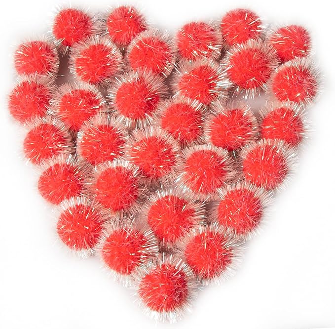 VAPKER 30 Pcs Cat Ball Toys Sparkle Balls Extra Large 2 Inch Cat&