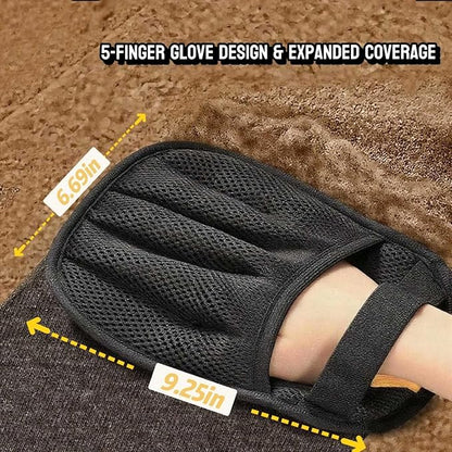 2Pcs Pet Hair Remover Gloves for Cats &amp; Dogs, Electrostatic Pet Hair Removal Glove Brush, Upgraded Reusable Animal Fur Removal Tool, Pet Grooming Gloves for Clothing, Couch, Carpet, Car Seatd