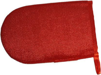 Hair Magnet Pet Fur Removal Mitt, Lint, Fur, and Dander Cleanup for Furniture, Clothing, and Upholstery, Reusable, Durable, Quick &amp; Easy Cleaning, Red, 2-Pack
