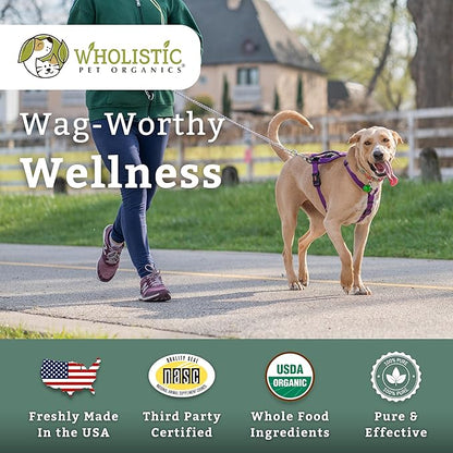 Wholistic Pet Organics Canine Complete - Dog Multivitamin Powder - 4 Lb - Daily Dog Vitamins and Supplements for Homemade Food - Immune System, Skin, Coat &amp; Overall Health - Small and Large Breed