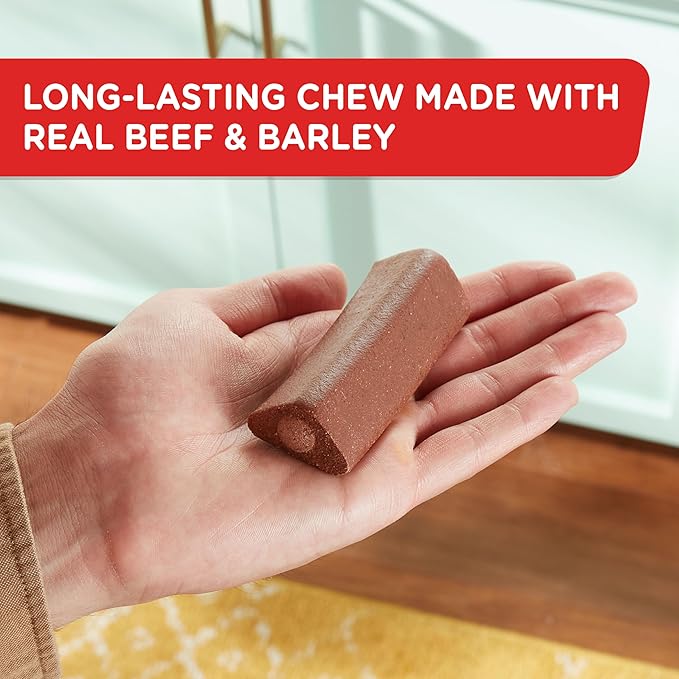 Rachael Ray Nutrish Soup Bones Dog Treats, Beef &amp; Barley Flavor, 6 Bones
