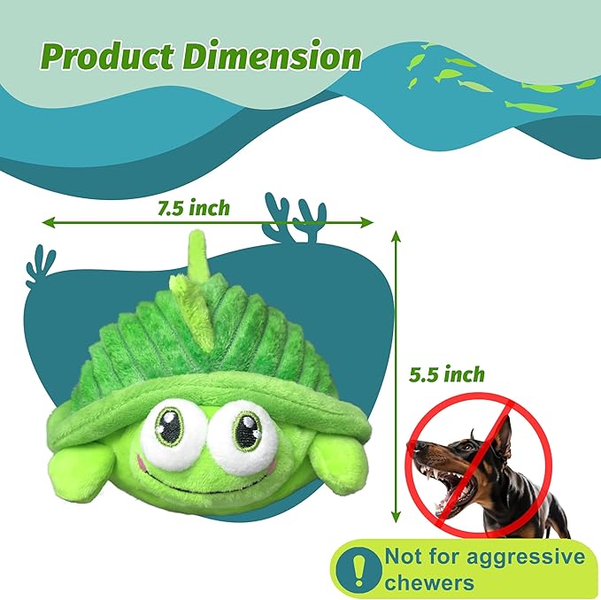 Interactive Moving Dog Toys – Plush Chew Toy with Bouncing Ball, Music &amp; Recording | Rechargeable Self-Play Toys for Small, Medium &amp; Large Dogs to Keep Them Engaged (Turtle)