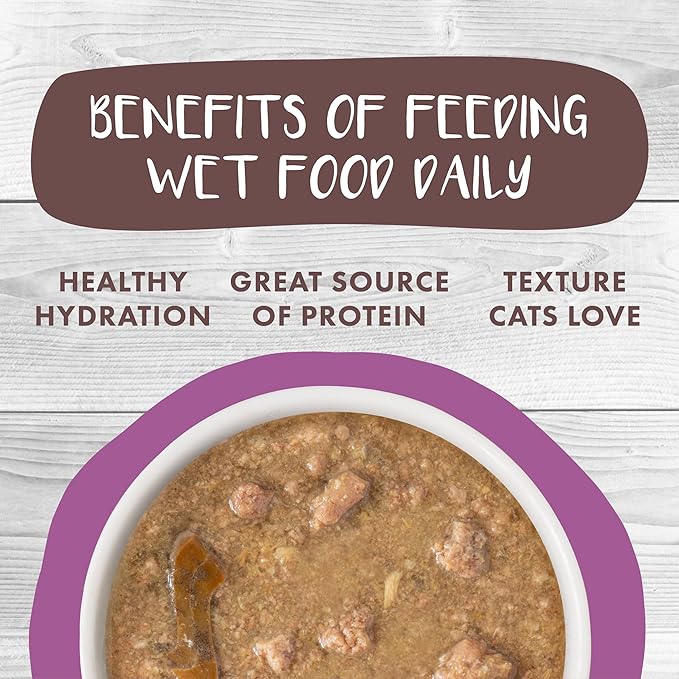 Weruva Classic Cat Stews!, Stewbacca with Chicken, Duck &amp; Salmon in Gravy, 2.8oz Can (Pack of 12)