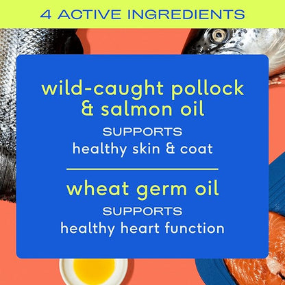 Native Pet Omega Oil for Dogs - Dog Fish Oil Supplements &amp; Relief - Anti-Inflammatory Chews for Dogs | 60 Dog Chews | 8 oz. Omega Oil | Best Dog Arthritis Supplement &amp; Dog Joint Pain Relief