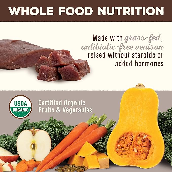 Primal Freeze Dried Raw Dog Food Nuggets, Venison, Complete &amp; Balanced Meal, Also Use as Topper or Treat, Premium, Healthy, Grain Free, High Protein Raw Dog Food, 5.5 oz